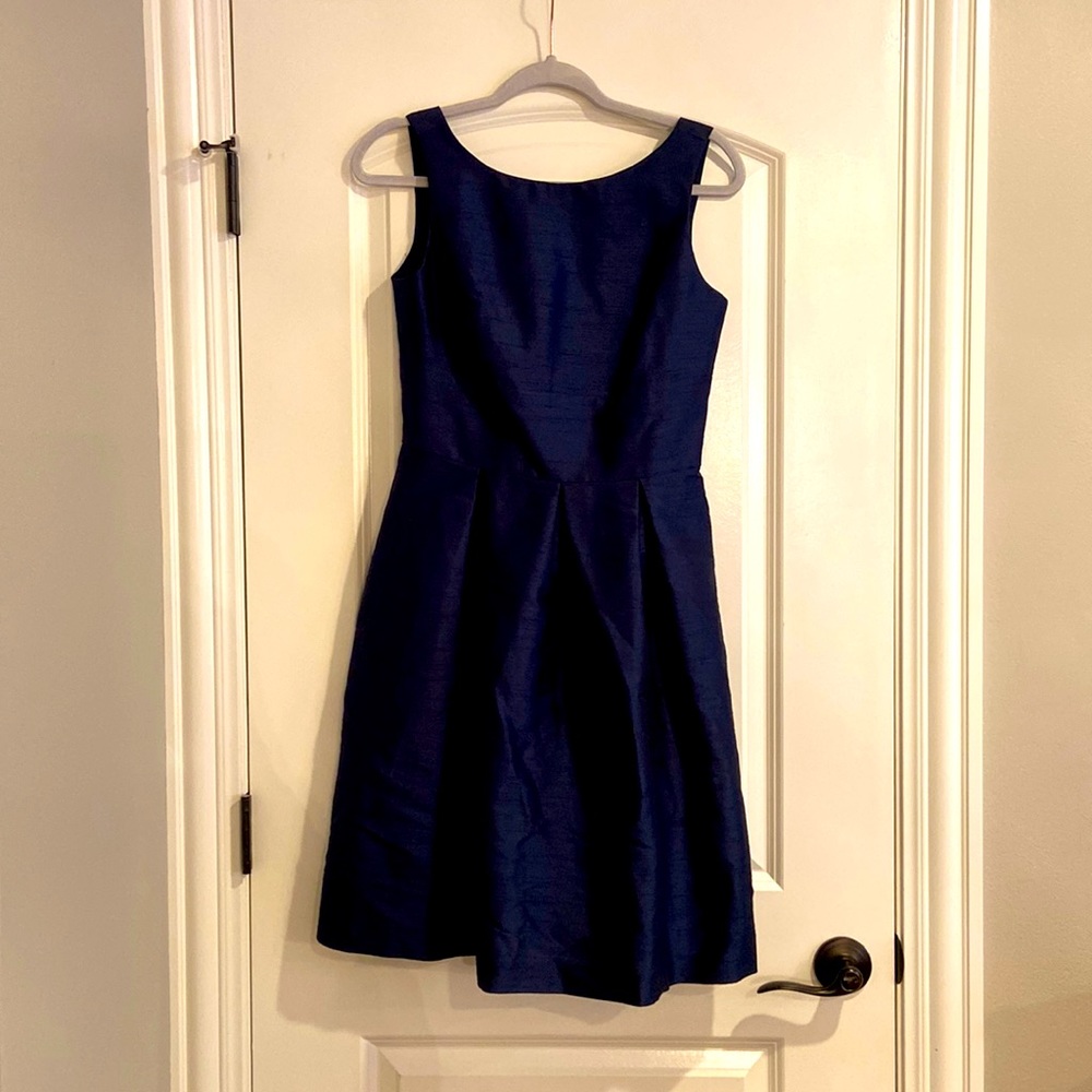 Navy Alfred Sung Dress with pockets